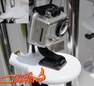 Clamp-on Caddy for Boats  "Cuda Caddy" Vertical Mount