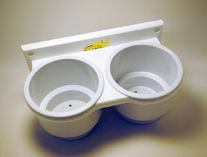 Marine Drink Holder Double Large Cup Flush Mount