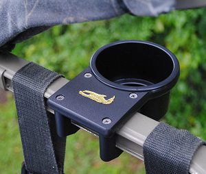 Clamp-on Drink and Accessories Holder Single Cup for Climbers & Tree Stands